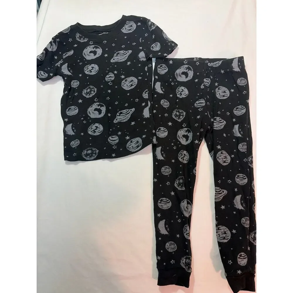 Outerspace and Spaceship Member's Mark Organic Cotton PJ Sets